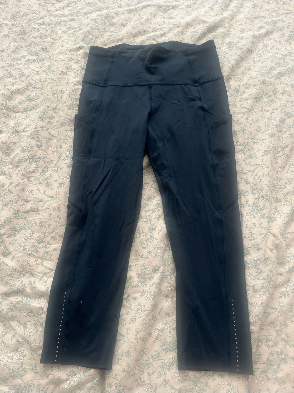 lululemon Navy High-Rise  Capri Leggings